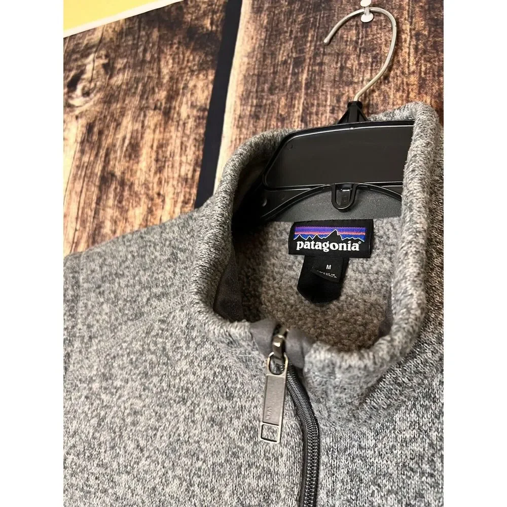 Patagonia Better Sweater Vest Stonewash Gray Men’s Medium - Picture 3 of 6